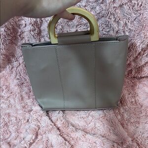 Blush Purse with matching makeup bag